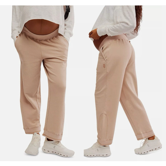 Free People Movement Hatch Intercept Maternity Pregnancy Lounge Sweat Pants, S - Picture 1 of 11